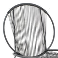 Scaun gradina Dapper negru metal-pe negru, 64x74x76 cm, foto produs 6