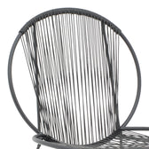 Scaun gradina Dapper negru metal-pe negru, 64x74x76 cm, foto produs 6