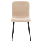 Scaun Gratify de tesatura crem-lacuit, negru, 58x44 cm, perspectiva suplimentara