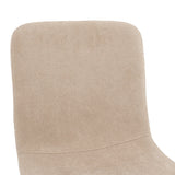 Scaun Gratify de tesatura crem-lacuit, negru, 58x44 cm