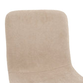 Scaun Gratify de tesatura crem-lacuit, negru, 58x44 cm, foto produs