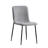 Scaun Gratify gri deschis, 43x56x83 cm