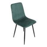 Scaun Grato verde chiparos, 45x53x88 cm