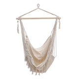 Scaun hamac Ambition stofa, bej, 100x80x130 cm