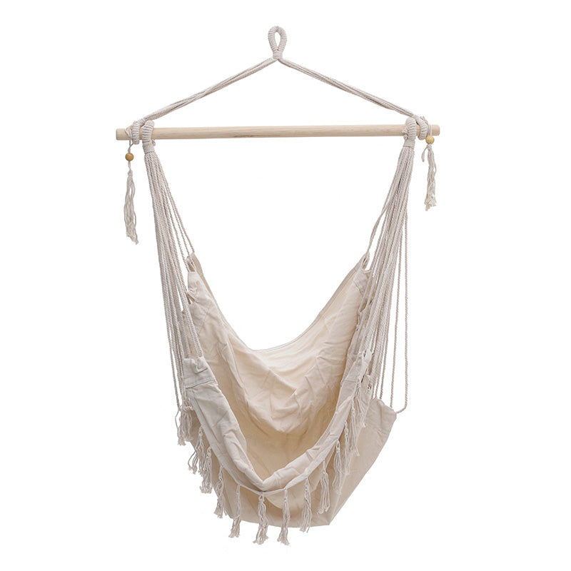 Scaun hamac Ambition stofa, bej, 100x80x130 cm, imagine suplimentara