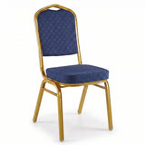 Scaun Hilton pentru conferinta si evenimente, Rosu - Albastru, 45x51x96 cm - Albastru