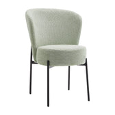 Scaun Houlian Verde stofa, 46x66x89 cm
