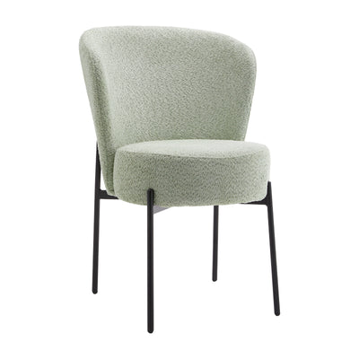 Scaun Houlian Verde stofa, 46x66x89 cm