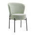 Scaun Houlian Verde stofa, 46x66x89 cm