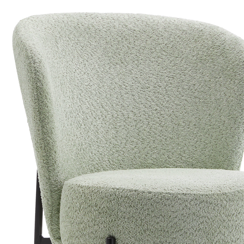 Scaun Houlian Verde stofa, 46x66x89 cm, imagine suplimentara