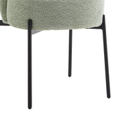 Scaun Houlian Verde stofa, 46x66x89 cm, detaliu produs