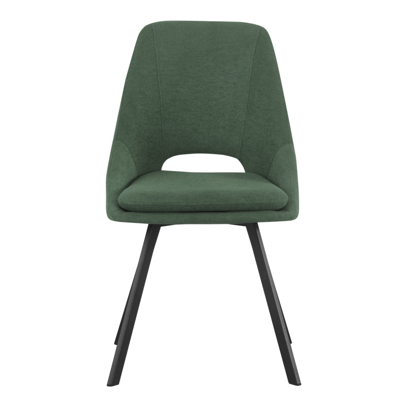 Scaun Initiate, verde-negru, 48x57x85 cm