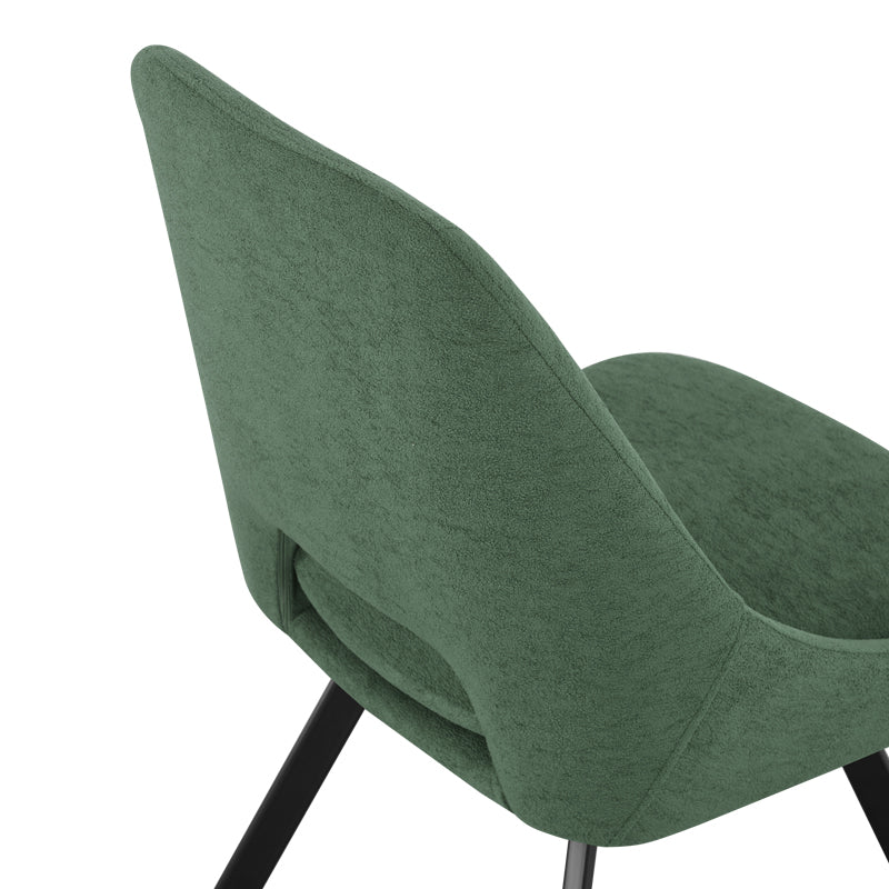 Scaun Initiate, verde-negru, 48x57x85 cm