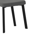 Scaun Joley Gri inchis catifea-negru metal, 45x39x86 cm, foto produs 7