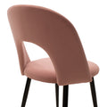 Scaun Jonah, Negru-Roz Pakoworld, imagine produs 6, Scaun, culoare Negru-Roz