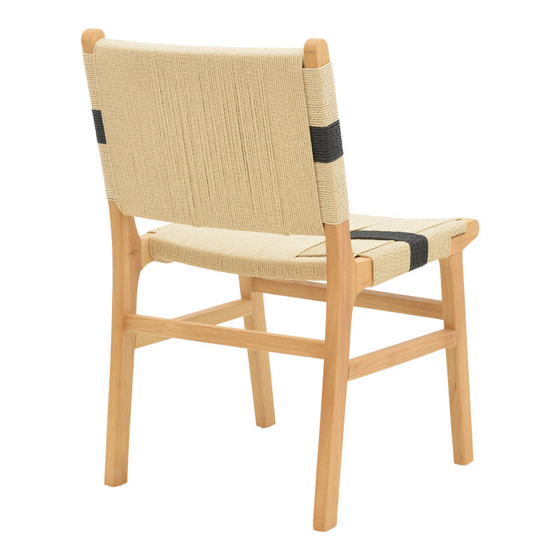 Scaun Julien din si sfoara 61x54x85 cm, Multicolor - Natural, 49x59 cm - Multicolor