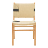 Scaun Julien din si sfoara 61x54x85 cm, Multicolor - Natural, 49x59 cm - Multicolor