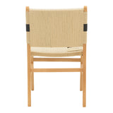 Scaun Julien din si sfoara 61x54x85 cm, Multicolor - Natural, 49x59 cm - Multicolor