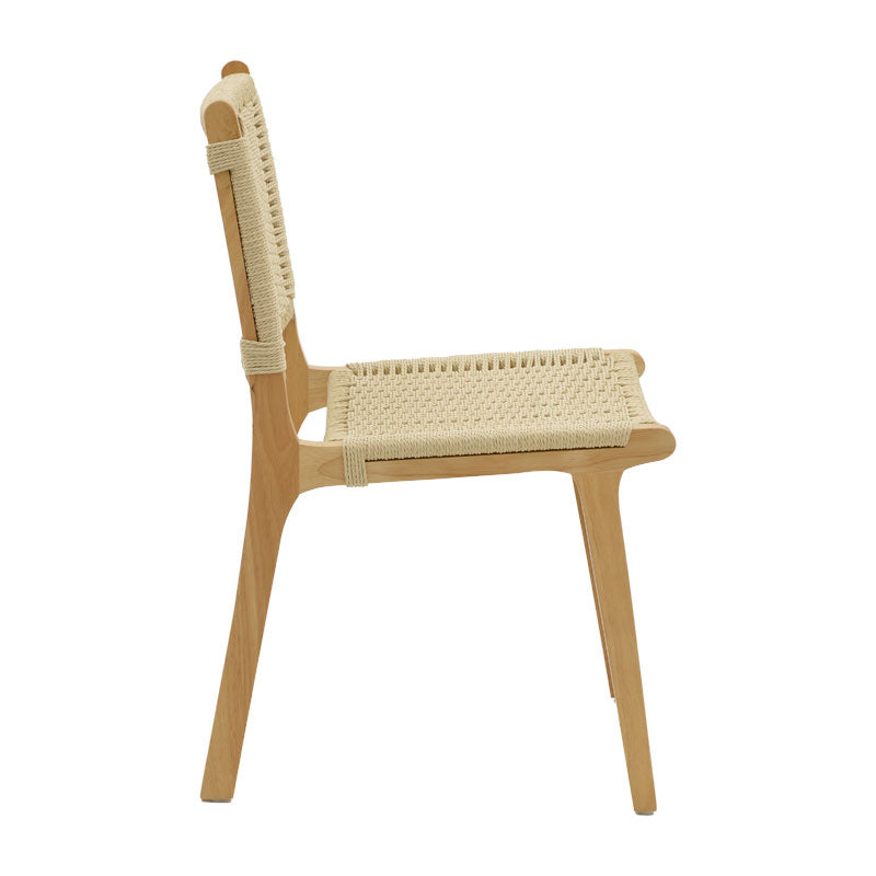 Scaun Julien din si sfoara 61x54x85 cm, Multicolor - Natural, 49x59 cm - Natural
