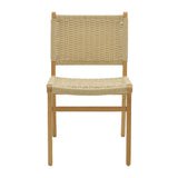 Scaun Julien din si sfoara 61x54x85 cm, Multicolor - Natural, 49x59 cm - Natural