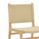 Scaun Julien din si sfoara 61x54x85 cm, Multicolor - Natural, 49x59 cm - Natural