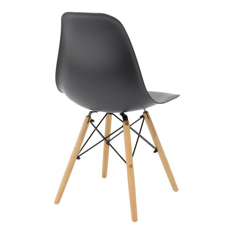Scaun Julita, Metal, 46x52x81 cm - Negru