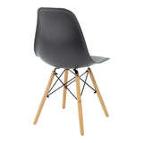 Scaun Julita, Metal, 46x52x81 cm - Negru