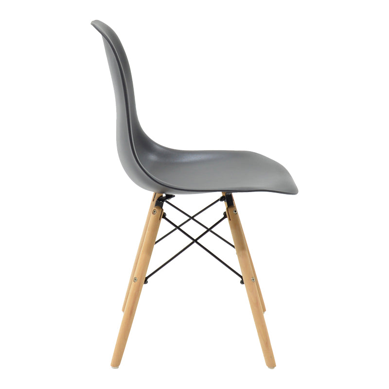 Scaun Julita, Metal, 46x52x81 cm - Negru