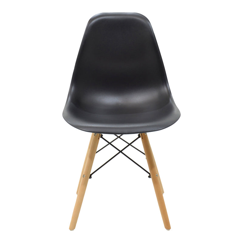 Scaun Julita, Metal, 46x52x81 cm - Negru
