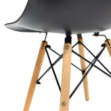 Scaun Julita, Metal, 46x52x81 cm - Negru