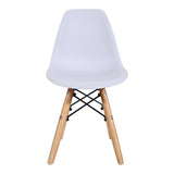 Scaun Julita pentru copii albastru si lemn de fag, Natural, 35x31x58 cm - Natural