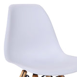 Scaun Julita pentru copii albastru si lemn de fag, Natural, 35x31x58 cm - Natural