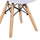 Scaun Julita pentru copii albastru si lemn de fag, Natural, 35x31x58 cm - Natural