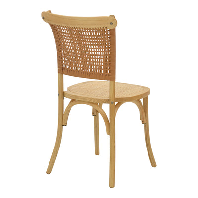 Scaun Karley lemn de fag Natural-scaun din ratan, Natural, 48x52x89 cm, imagine suplimentara
