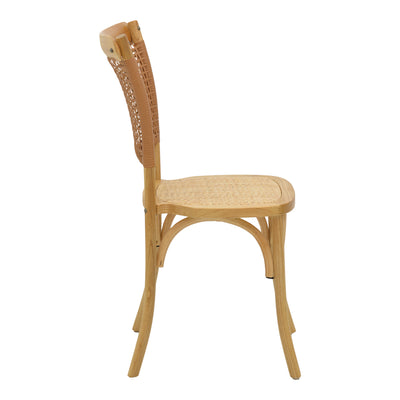 Scaun Karley lemn de fag Natural-scaun din ratan, Natural, 48x52x89 cm, detaliu produs