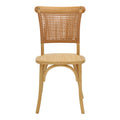 Scaun Karley lemn de fag Natural-scaun din ratan, Natural, 48x52x89 cm, perspectiva suplimentara