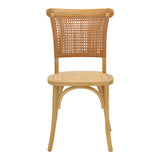 Scaun Karley lemn de fag Natural-scaun din ratan, Natural, 48x52x89 cm