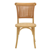 Scaun Karley lemn de fag Natural-scaun din ratan, Natural, 48x52x89 cm, perspectiva suplimentara