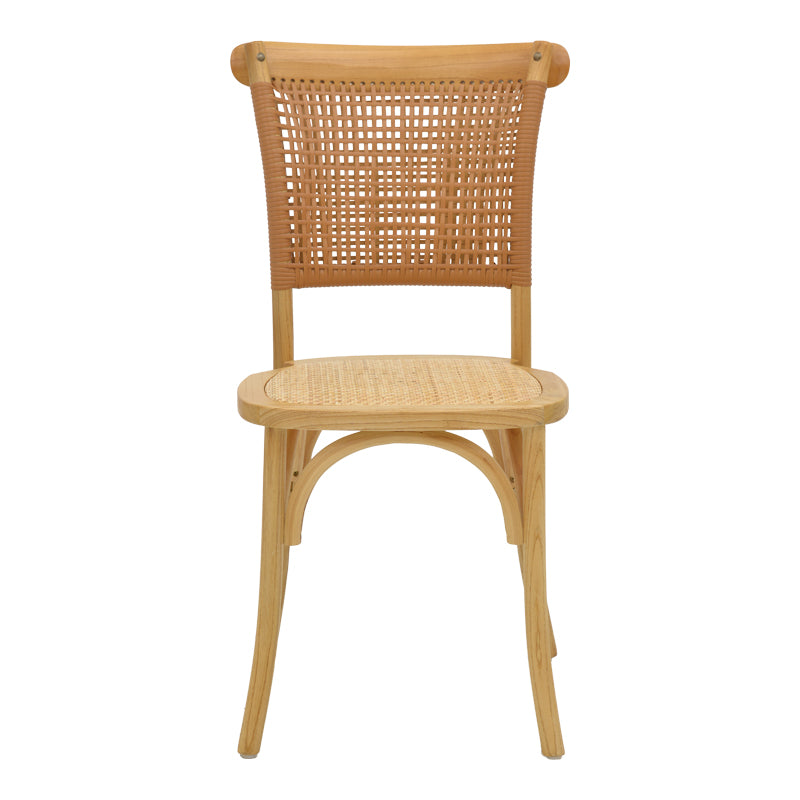 Scaun Karley lemn de fag Natural-scaun din ratan, Natural, 48x52x89 cm, perspectiva suplimentara