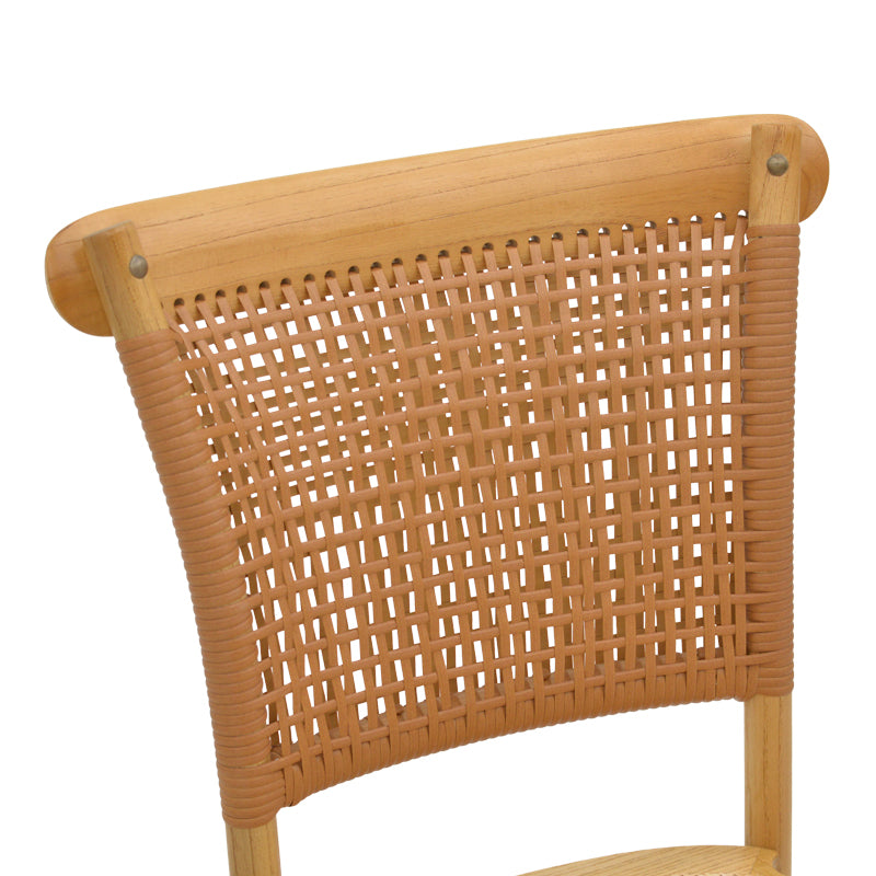 Scaun Karley lemn de fag Natural-scaun din ratan, Natural, 48x52x89 cm, foto produs 6