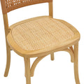 Scaun Karley lemn de fag Natural-scaun din ratan, Natural, 48x52x89 cm, foto produs 7