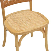 Scaun Karley lemn de fag Natural-scaun din ratan, Natural, 48x52x89 cm, foto produs 7