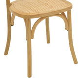 Scaun Karley lemn de fag Natural-scaun din ratan, Natural, 48x52x89 cm, foto produs 8