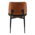 Scaun Kathy, Lemn de Nuc, Gri, 51x58x81 cm, foto produs
