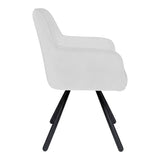 Scaun Kinuz, Stofa, 55x60x86 cm - Bej