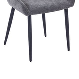 Scaun Larissia, Stofa, 53x59x89 cm - Antracit