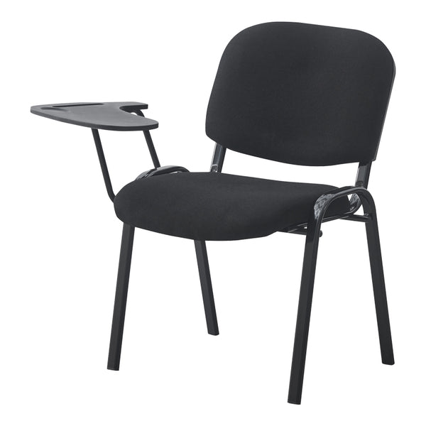 Scaun Lector, Stofa, Negru, 54x54x78 cm