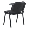 Scaun Lector, Stofa, Negru, 54x54x78 cm, imagine ambient