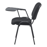 Scaun Lector, Stofa, Negru, 54x54x78 cm