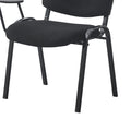 Scaun Lector, Stofa, Negru, 54x54x78 cm, imagine produs 6